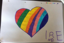cuore arcobaleno